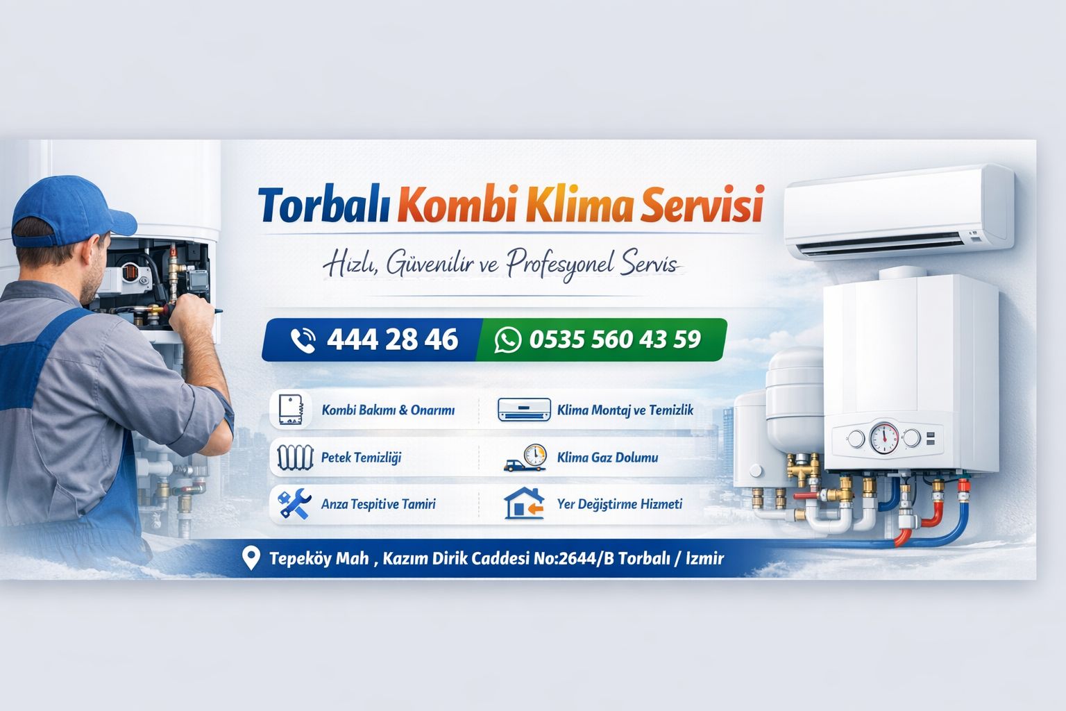 Torbalı Kombi Klima Servisi